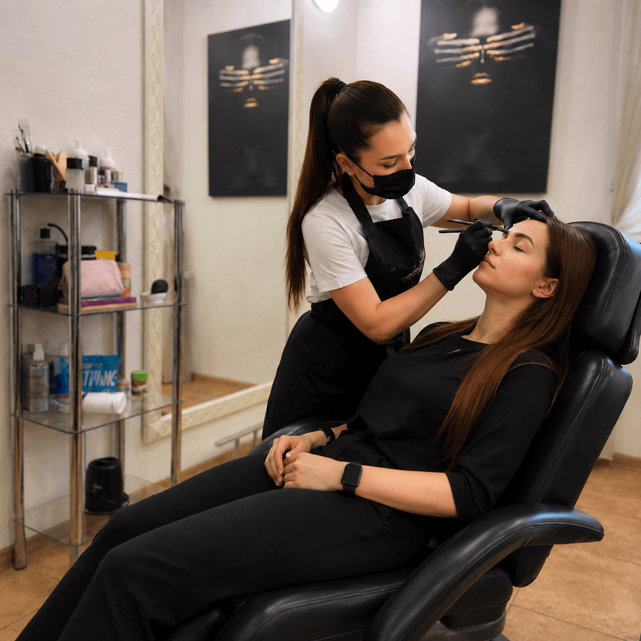 курсы покраски бровей для салонов красоты Ника и Африка